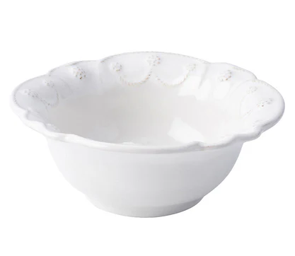 Juliska Jardins du Monde Cereal/Ice Cream Bowl- Whitewash