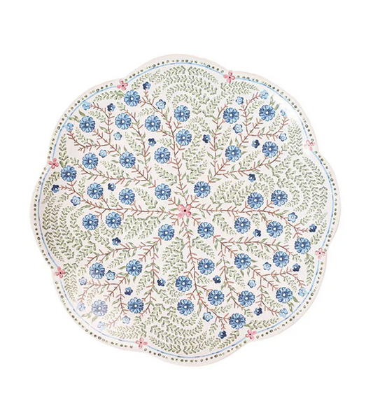 Juliska Villa Seville Scalloped Dessert/Salad Plate- Chambray