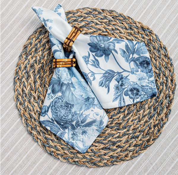 Juliska Field of Flowers Napkin- Chambray