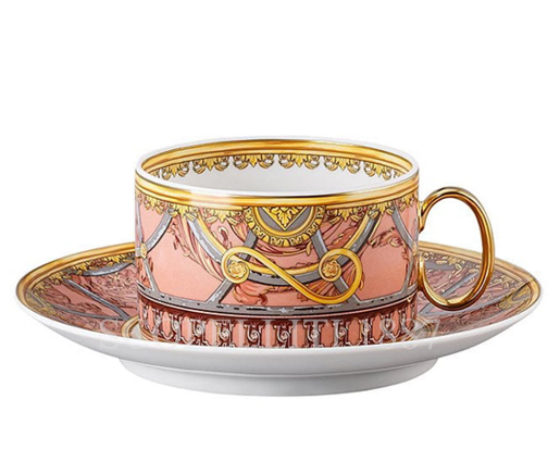 Versace La Scala del Plazzo Rosa Teacup