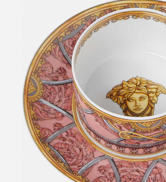 Versace La Scala del Plazzo Rosa Teacup