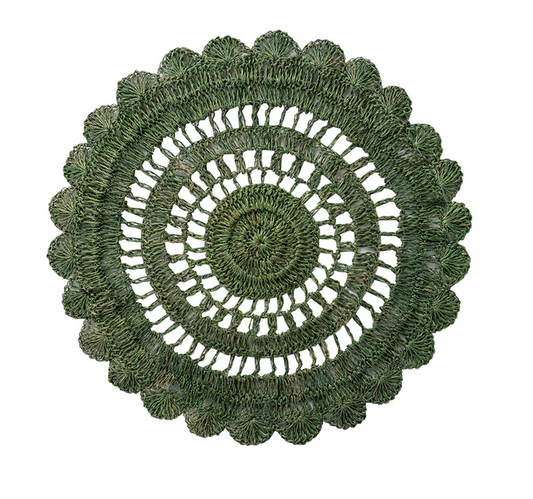 Juliska Macrame Green Placemat