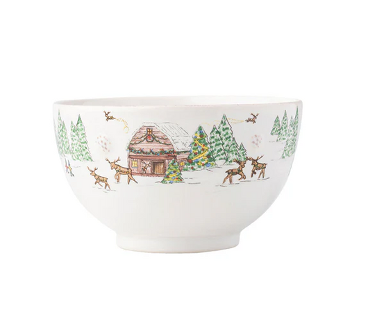 Juliska Berry & Thread North Pole Cereal/Ice Cream Bowl