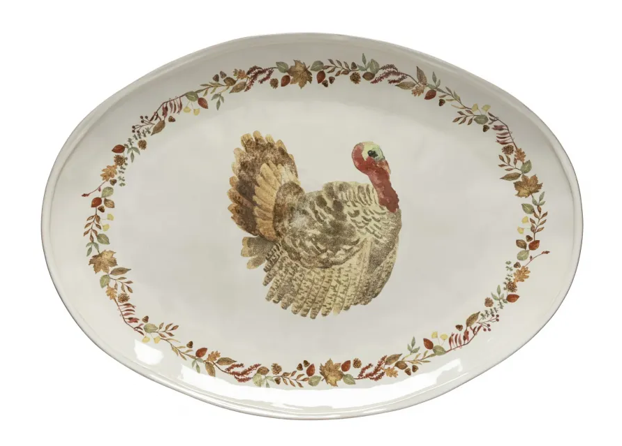 Casafina Plymouth Oval Platter Turkey