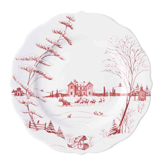 Juliska Country Estate Winter Frolic Dinner Plate