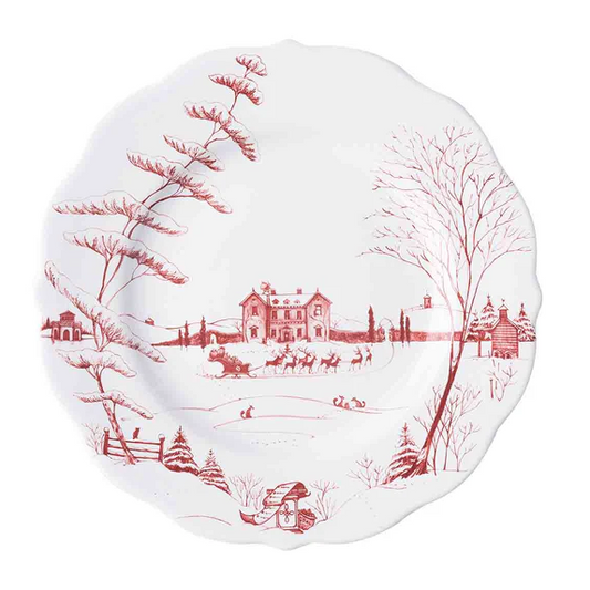 Juliska Country Estate Winter Frolic Dinner Plate