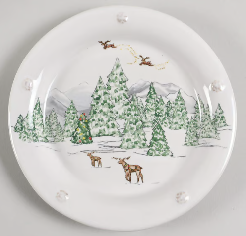 Juliska Berry & Thread North Pole Cocktail Plate