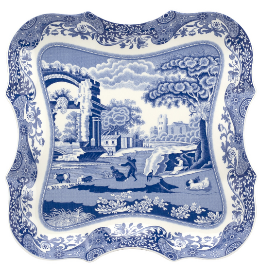 Spode Blue Italian 14'' Devonia Tray