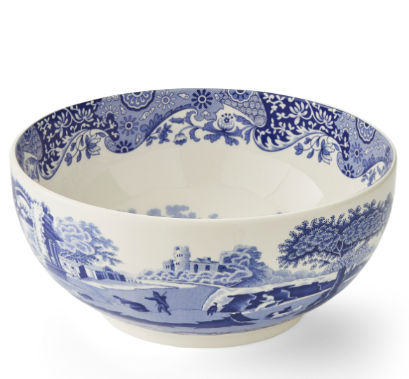 Spode Blue Italian Deep Round Bowl