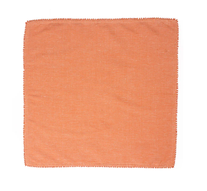 Jukiska Berry Trim Napkin - Persimmon