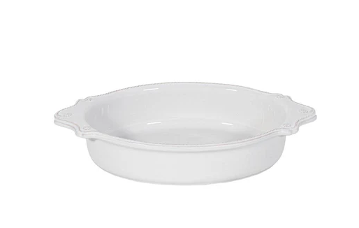 Juliska Berry & Thread 13'' Oval Baker - Whitewash