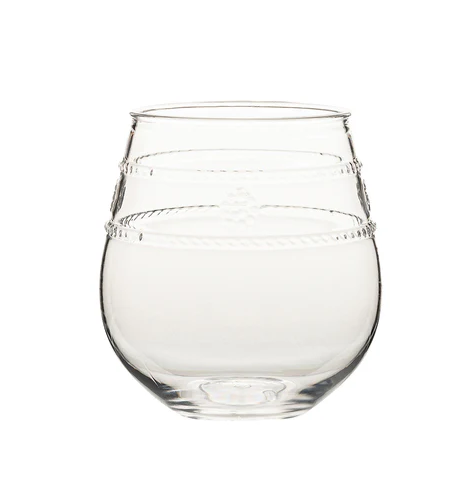 Isabella Acrylic Stemless Wine Glass