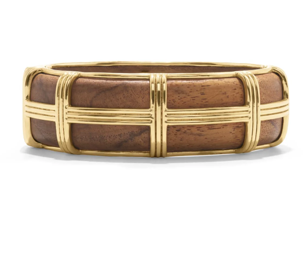 Capucine De Wulf Gaia Hinged Bangle - Teak