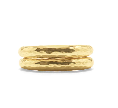 Capucine De Wulf Cleopatra Slice Stacking Ring Set - Gold