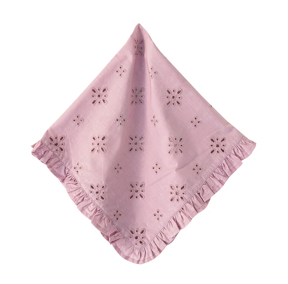 Juliska Eyelet Napkin- Lilac