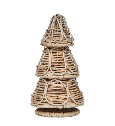 Juliska Provence Rattan 10 Inch Tree- Whitewash