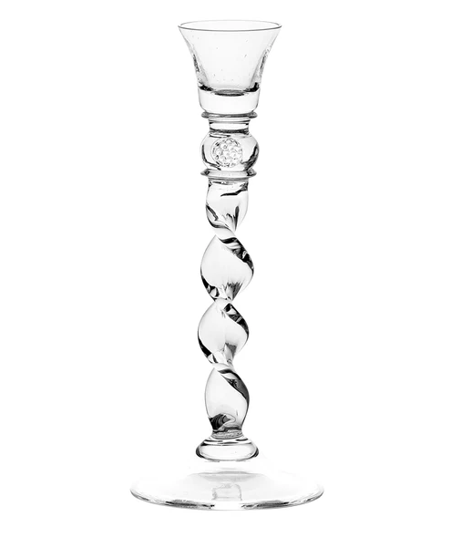 Juliska 8.5'' Berry Spiral Glass Candlestick