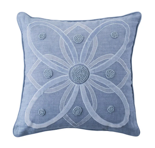 Juliska Berry & Thread 18'' Pillow - Chambray