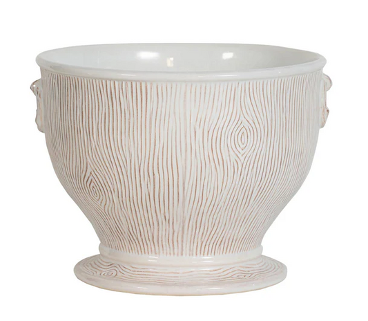 Juliska Blenheim Oak 9'' Cachepot- Whitewash