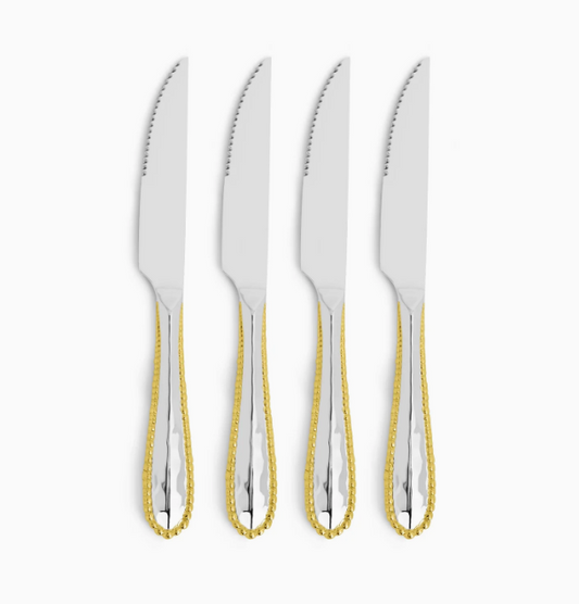 Michael Aram Molten Steak Knife Set - Gold