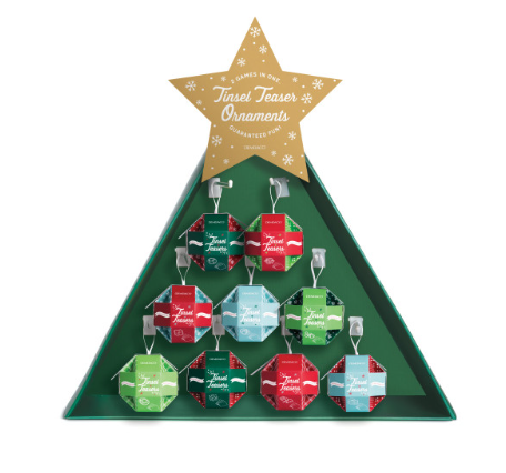 Demdaco Tinsel Teasers Game Ornament