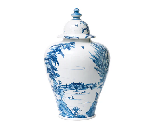 Juliska Country Estate Delft Blue 17" Ginger Jar