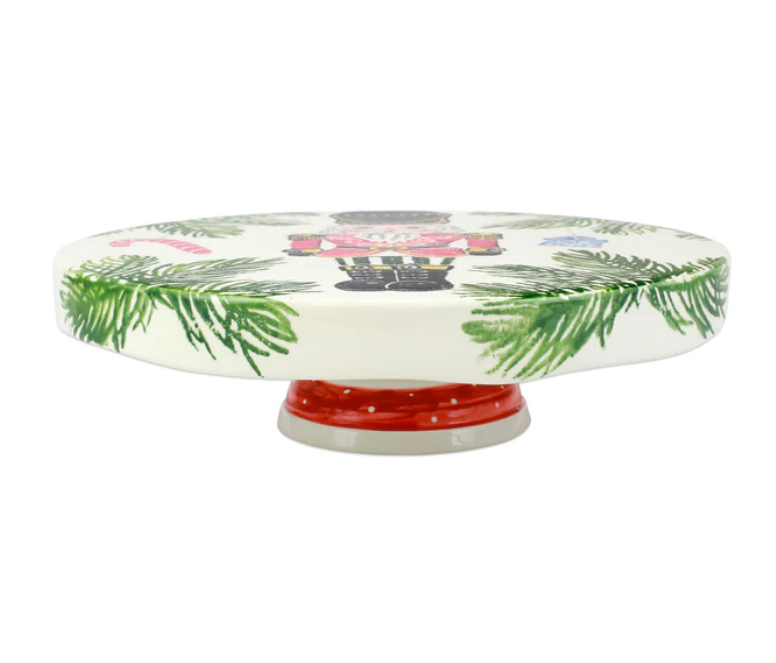 Vietri Nutcracker Cake Stand