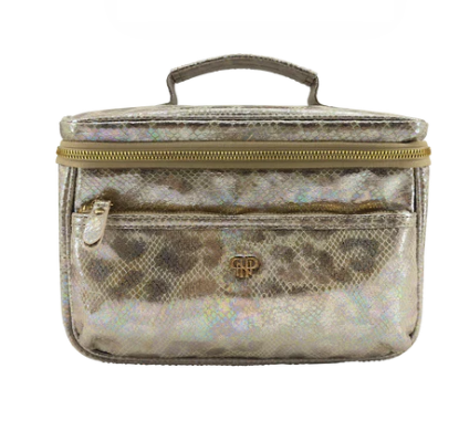 PurseN Classic Train Case - Glimmer Leopard