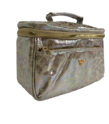 PurseN Classic Train Case - Glimmer Leopard