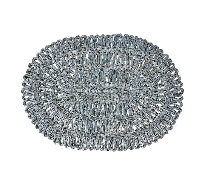 Juliska Straw Loop Oval Placemat