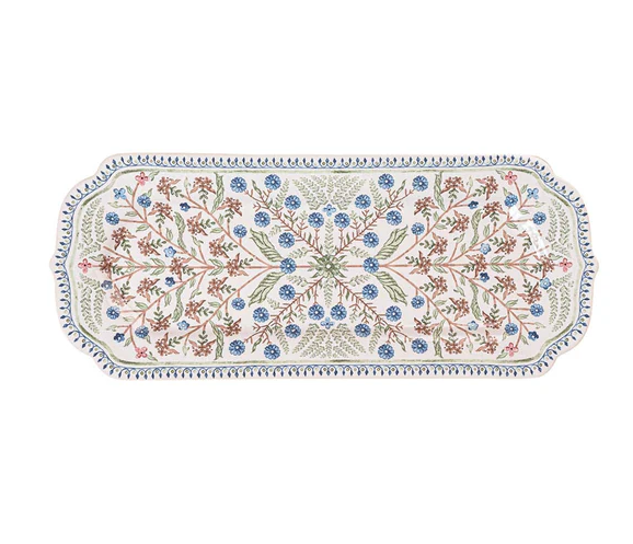 Juliska Villa Seville 15'' Hostess Tray Chambray