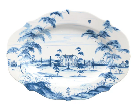 Juliska Country Estate 18.5'' Platter - Deft Blue