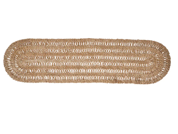 Juliska Straw Loop 16X60 Table Runner- Natural