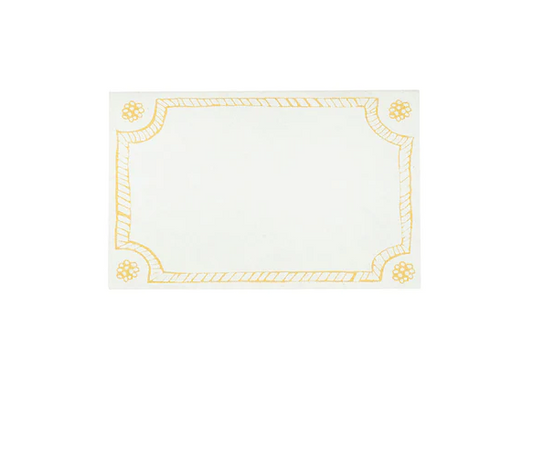 Berry & Thread Place Card Set/12 - Daffodil