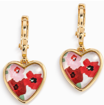 Demdaco Art Heart Earrings - Grandma