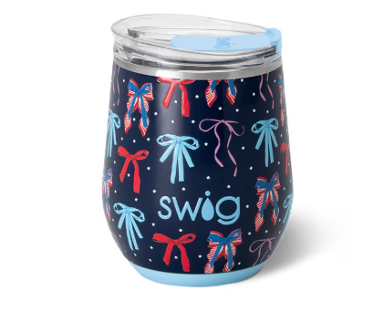 Swig Miss Independence Stemless Wine Cup 12oz