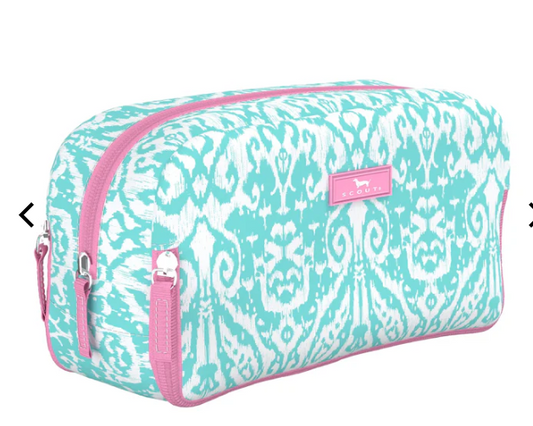 Scout 3-Zip Toiletry Bag Medium- Take Me to Turq