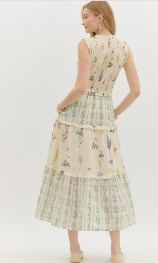 Floral Ruffle Haven Dress