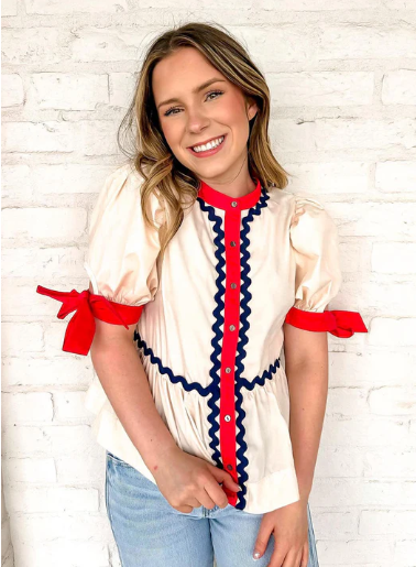 The Bowtie Elegance Top