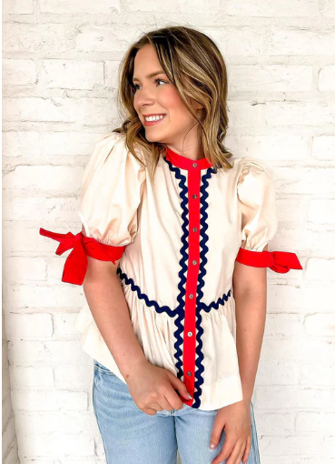 The Bowtie Elegance Top