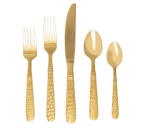 VIETRI Martellato Five-Piece Place Setting