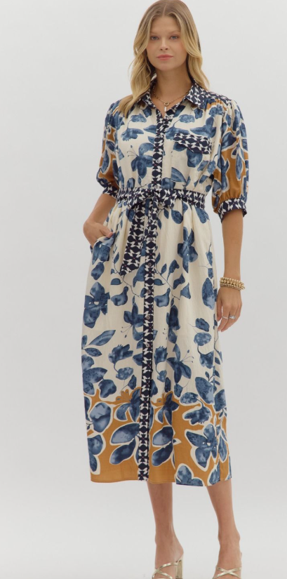The Indigo Garden Midi