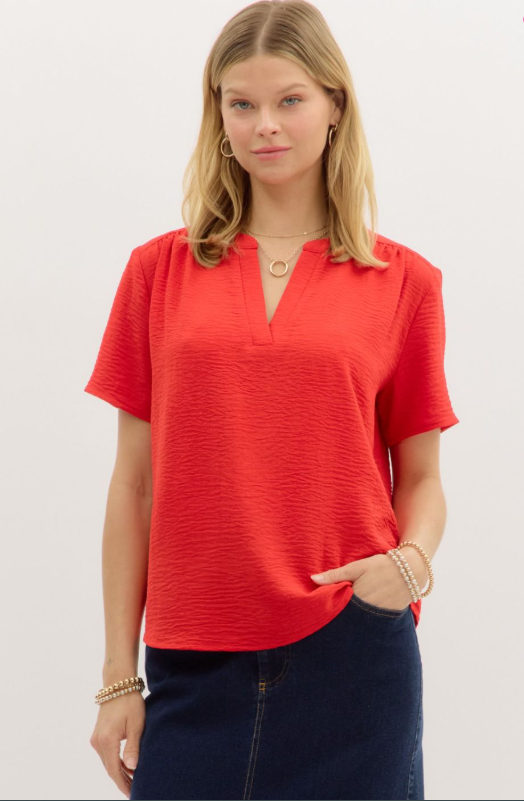 Entro Scarlet Breeze Blouse