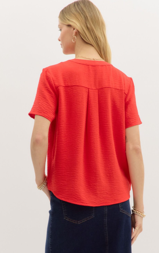 Entro Scarlet Breeze Blouse