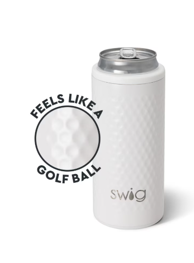 Swig Golf Ball Skinny Can Cooler 12oz