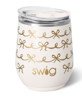 Swig Pretty in Pearl Stemless Wine Cup 12oz