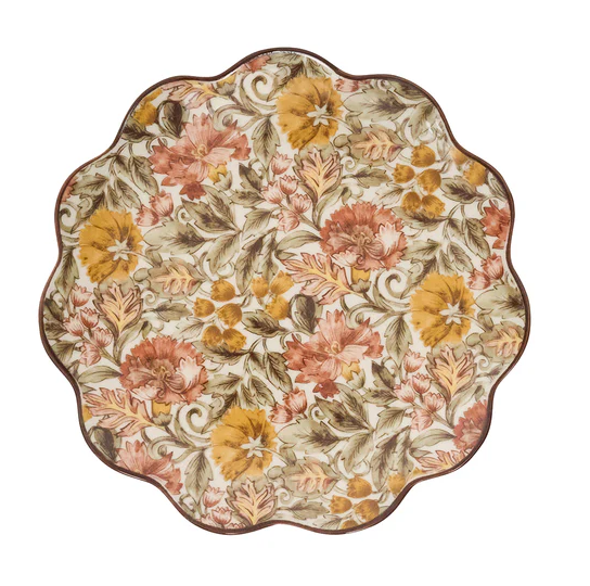 Willa Cocktail Plate Set- Amber