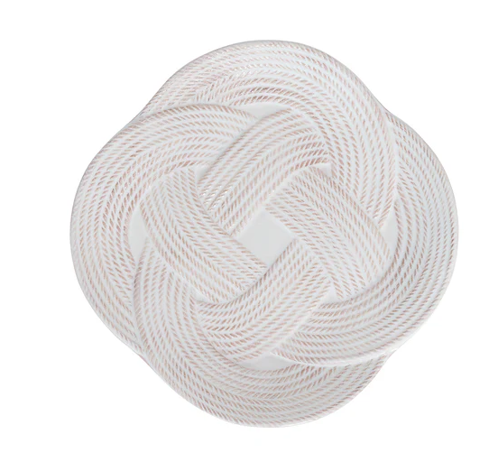 Juliska Le Panier Mystic Knot Dessert/Salad Plate - Whitewash
