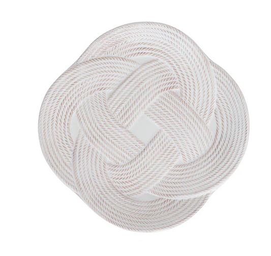 Juliska Le Panier Mystic Knot Dessert/Salad Plate - Whitewash