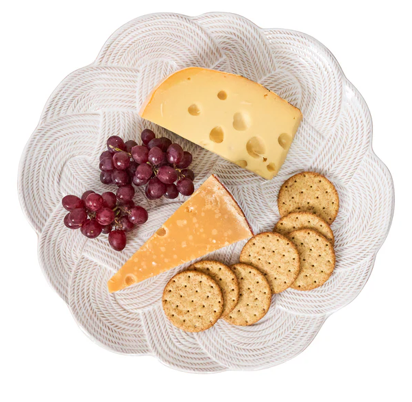 Juliska Le Panier Mystic Knot Charger/Platter - Whitewash